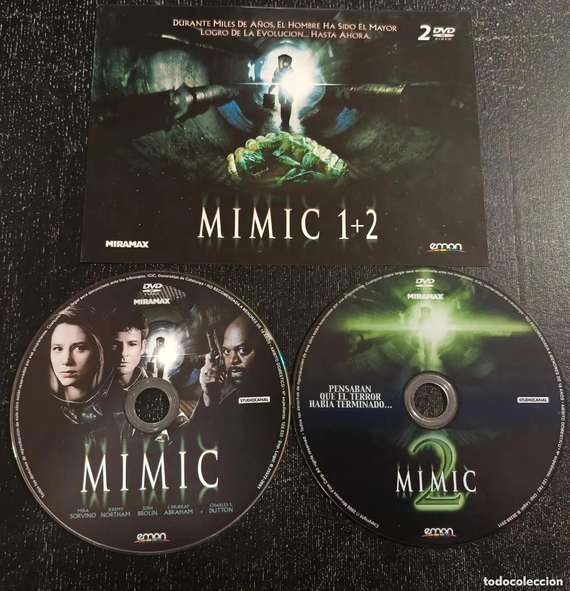 Cine: DVD Mimic 1 y 2 (descatalogado con Mira Sorvino, Jeremy Northam, Josh Brolin)