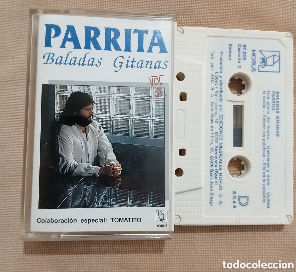 Cine: PARRITA - BALADAS GITANAS - CASETE - Foto 1