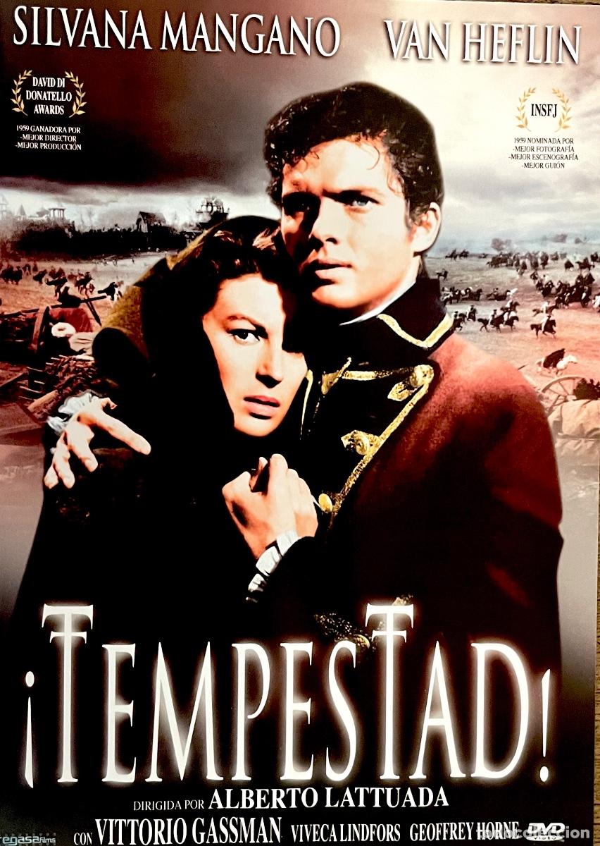 Cine: DVD. &iexcl;TEMPESTAD! LA HIJA DEL CAPIT&Aacute;N. Silvana Mangano. Van Heflin. Alberto Lattuada. Pushkin.