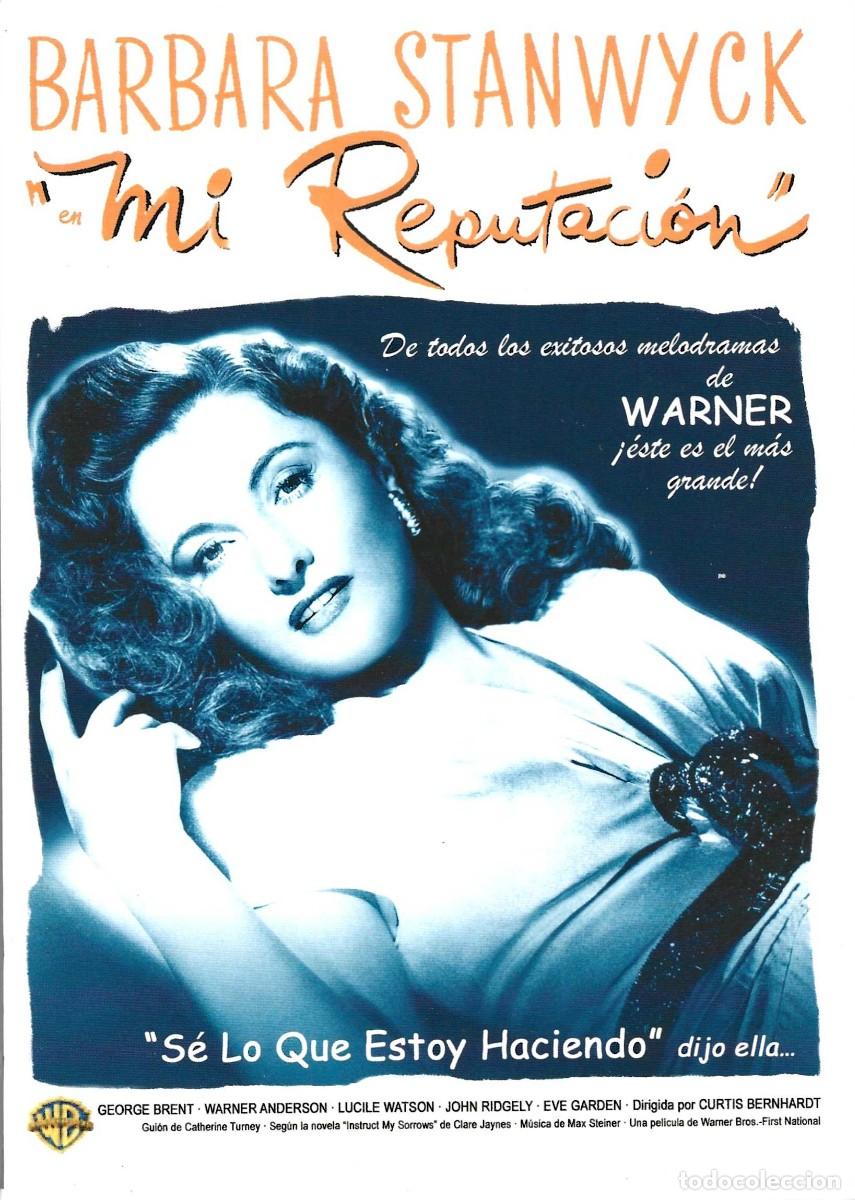 Cine: MI REPUTACI&Oacute;N BARBARA STANWYCK