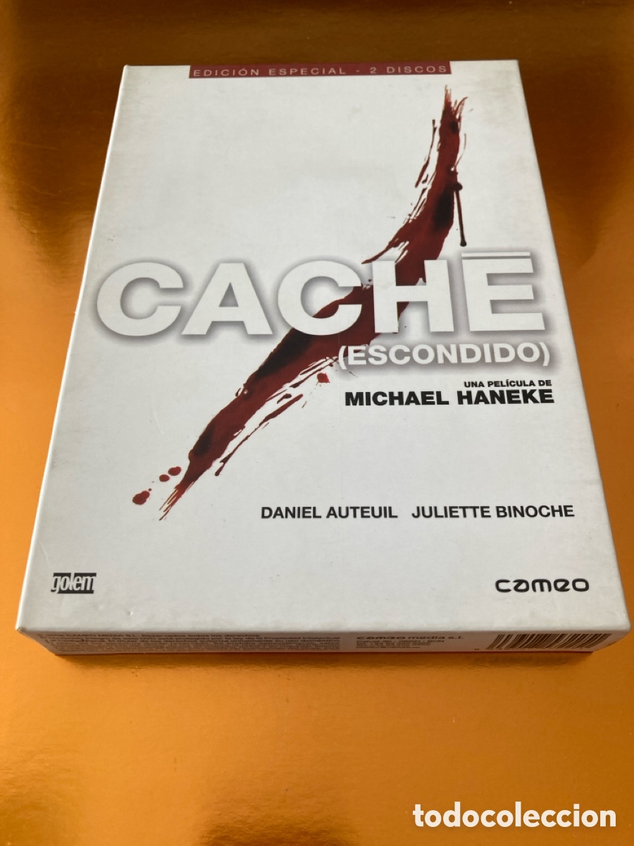 Cine: Cach&eacute; (Escondido) de Michael Haneke Edici&oacute;n Especial 2 DVD Golem Cameo Descatalogado