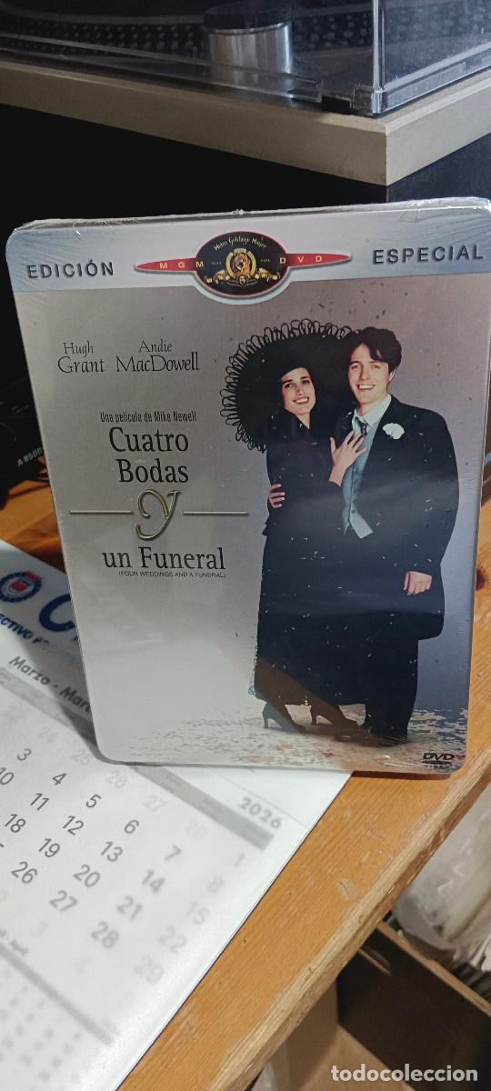 Cine: CUATRO BODAS Y UN FUNERAL EDICION ESPACIAL CAJA METALICA DVD