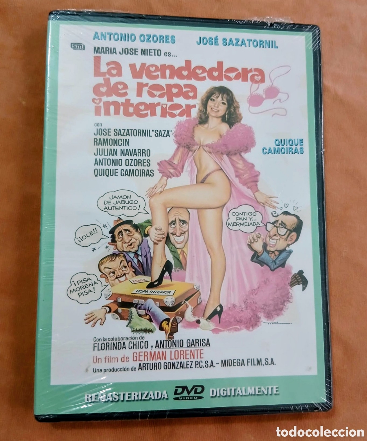 Cine: DVD &bull; LA VENDEDORA DE ROPA INTERIOR &bull; SAZA, QUIQUE CAMOIRAS, M&ordf; JOS&Eacute; NIETO &bull; PRECINTADA
