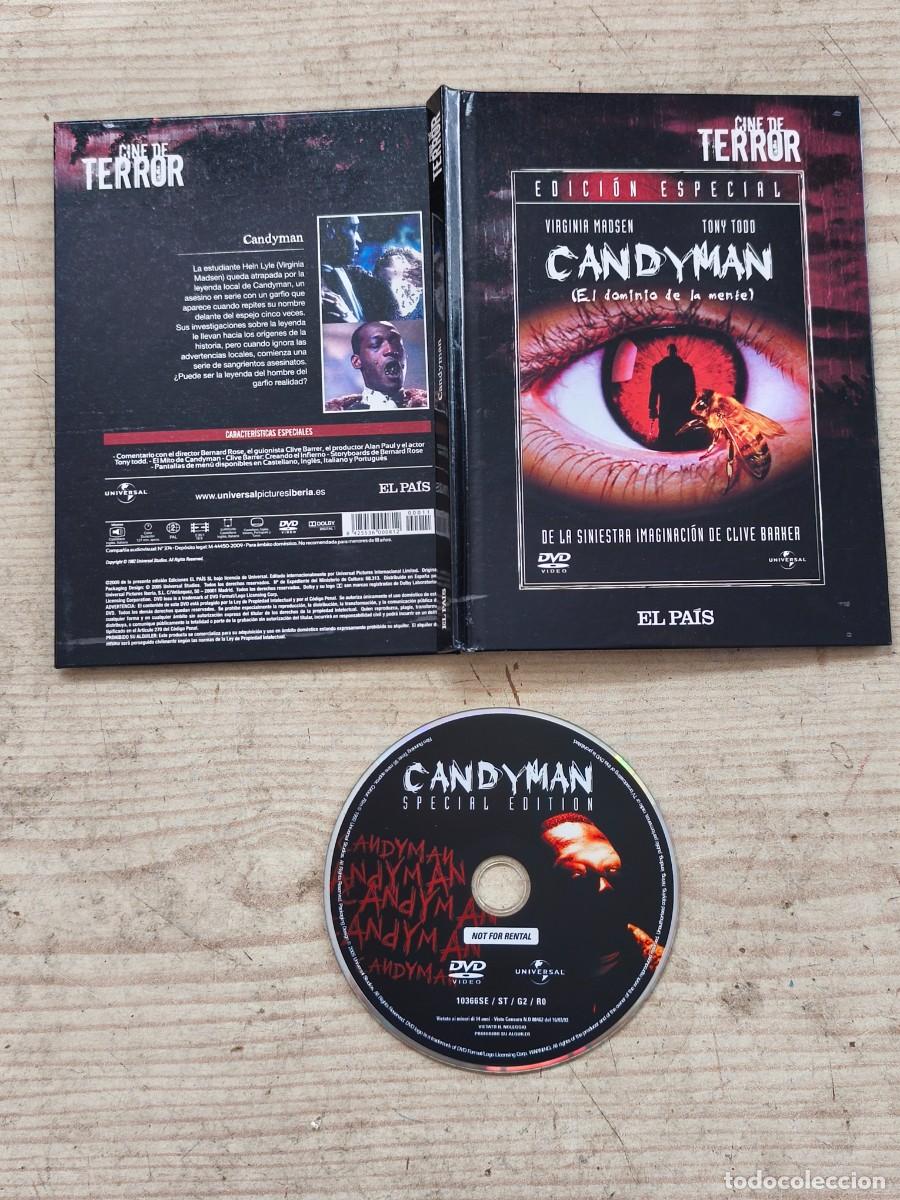 Cine: Candyman - El dominio de la mente - Coleccion Cine De Terror - El Pais - Libro + DVD