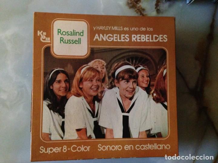 Cine: PEL&Iacute;CULA SUPER 8 &ndash; &Aacute;NGELES REBELDES &ndash; Sonoro en castellano &ndash; Completa en 4 bobinas.