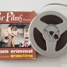 Cine: SUPER 8 PSIQUIS CRIMINAL 1977 ESPAÑA ULTRA RAREZA EROTICA CRIMEN ARIES FILMS UNICA EN TC!. Lote 280187153
