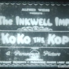 Cine: SUPER 8 ++ KOKO THE KOP +AN+ 60METROS V.O. DAVE FLEISCHER 1927. Lote 312465598