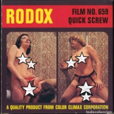 Cine: QUICK SCREW -GLAMOUR FILM-RODOX-COLOR CLIMAX-CORTO-SUPER 8 MM-RETRO VINTAGE FILM. Lote 213915867