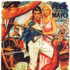 Cine: EL HIDALGO DE LOS MARES (1951 / GREGORY PECK Y VIRGINIA MAYO). Lote 371376856