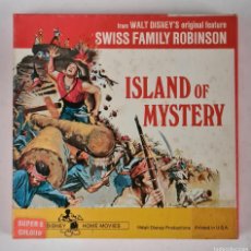 Cine: PELÍCULA ISLAND OF MISTERY SWISS FAMILY ROBINSON - FILM SUPER 8 VINTAGE DISNEY - CON CATÁLOGO - ISLA