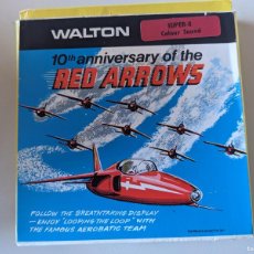 Cine: WALTON SUPER 8 COLOR SONIDO - 10 ANIVERSARIO RED ARROWS - RARISIMA - AVIONES COMBATE