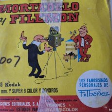 Cine: MORTADELO Y FILEMON - SALDO DE LOTE DE 7 PELICULAS SUPER 8 SONORA COLOR