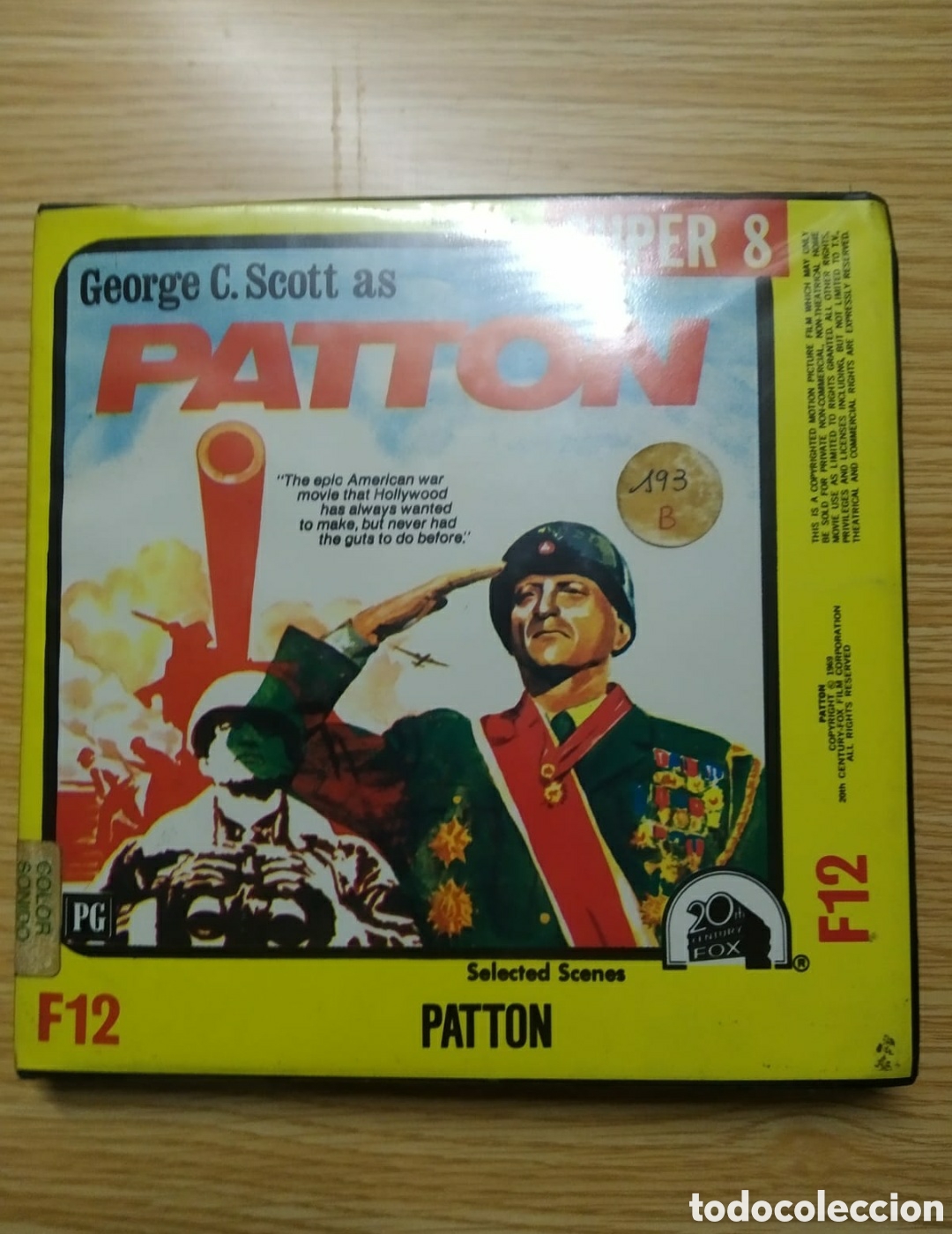 Cinema: Patton pel&iacute;cula SUPER 8
