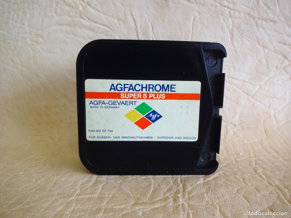 Cine: curioso carrete super 8 agfa chrome super 8 plus agfa gevaert made in germany