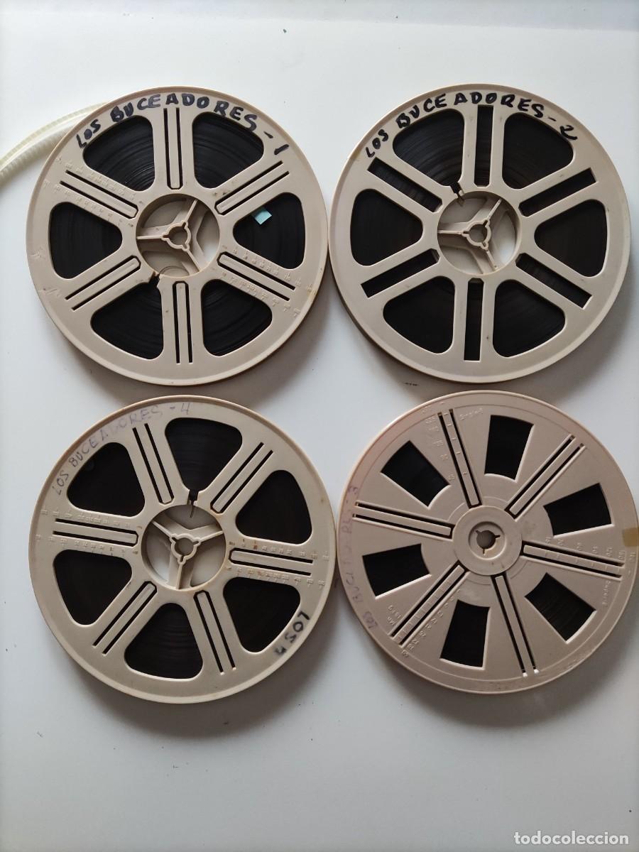 Cine: Pel&iacute;cula Super 8 Los buceadores 4 bobinas de 180 / Leer descripci&oacute;n