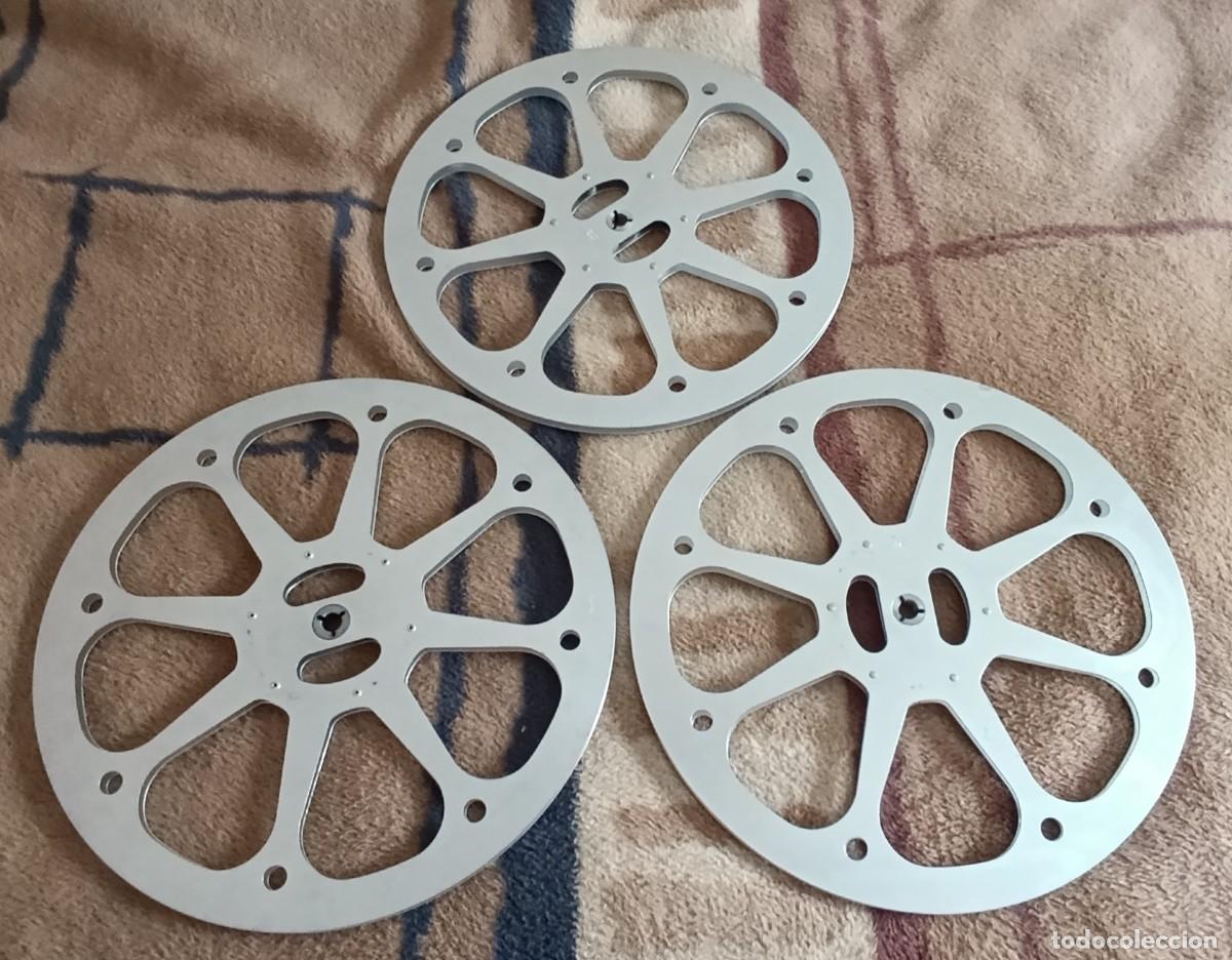 Cine: 3 Bobinas Super 8 de 700 metros. 38cm