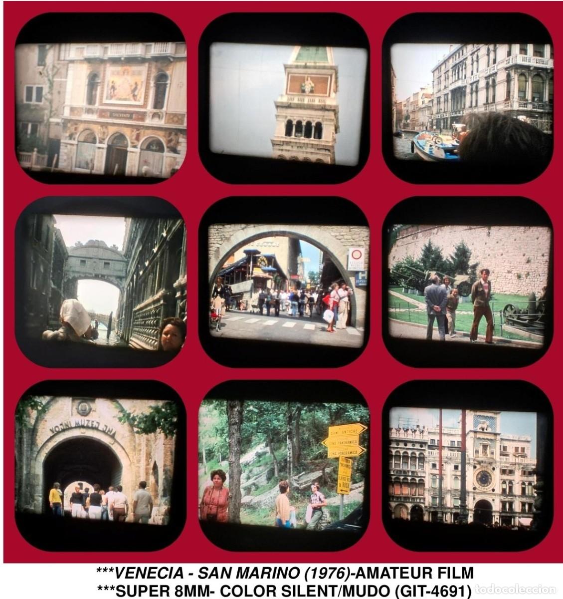 Cine: VENECIA - SAN MARINO (1976), AMATEUR FILM - SUPER 8MM