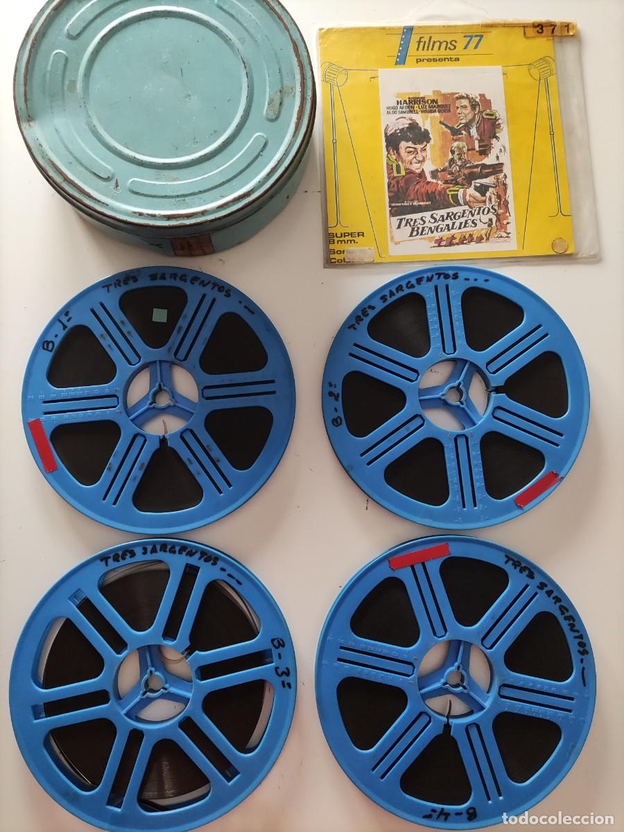 Kino: Tres sargentos bengal&iacute;es 4 bobinas 180 Pel&iacute;cula super 8 / Leer descripci&oacute;n