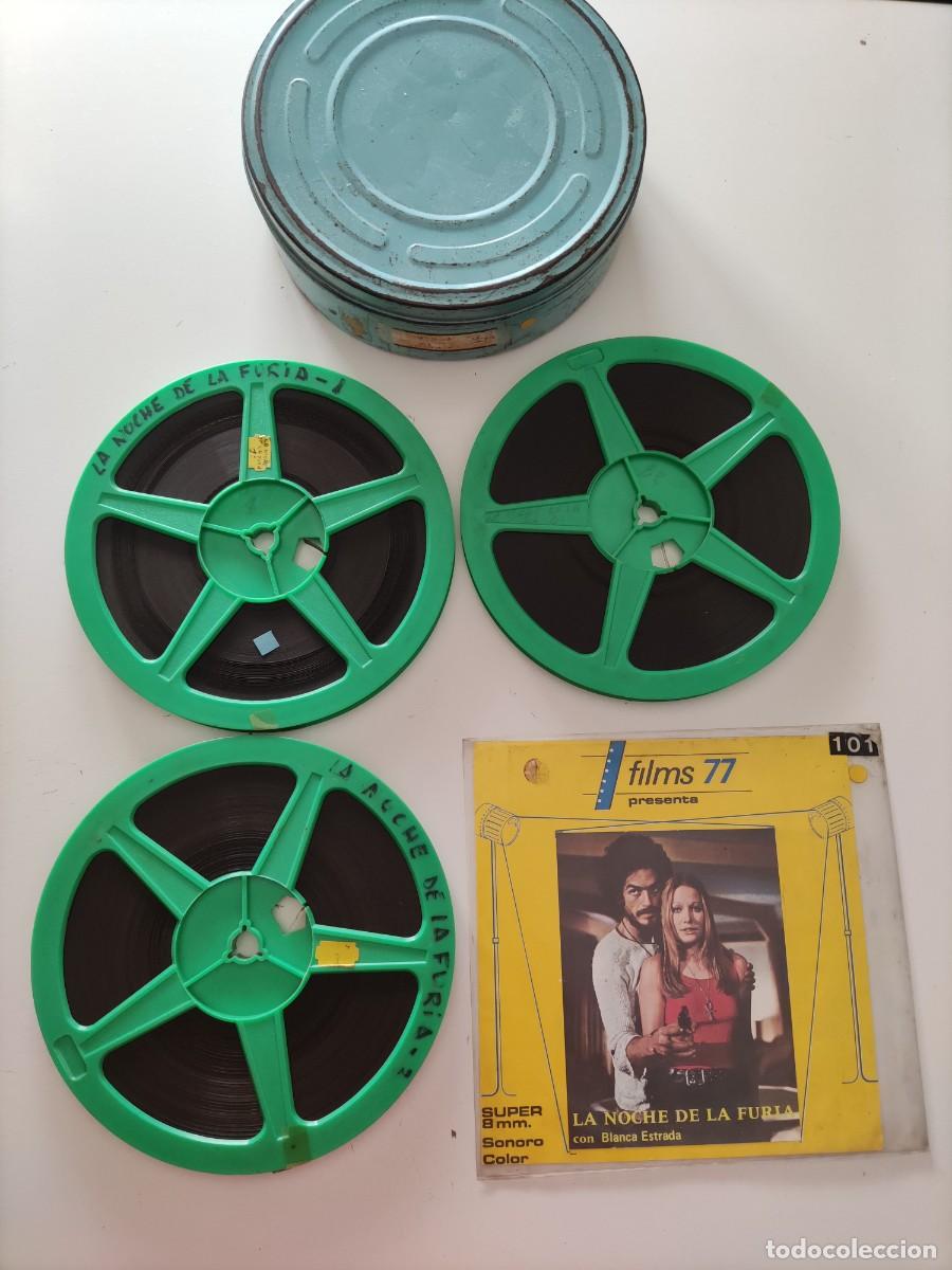 Kino: La noche de la furia 3 bobinas 180 Pel&iacute;cula super 8 / Leer descripci&oacute;n