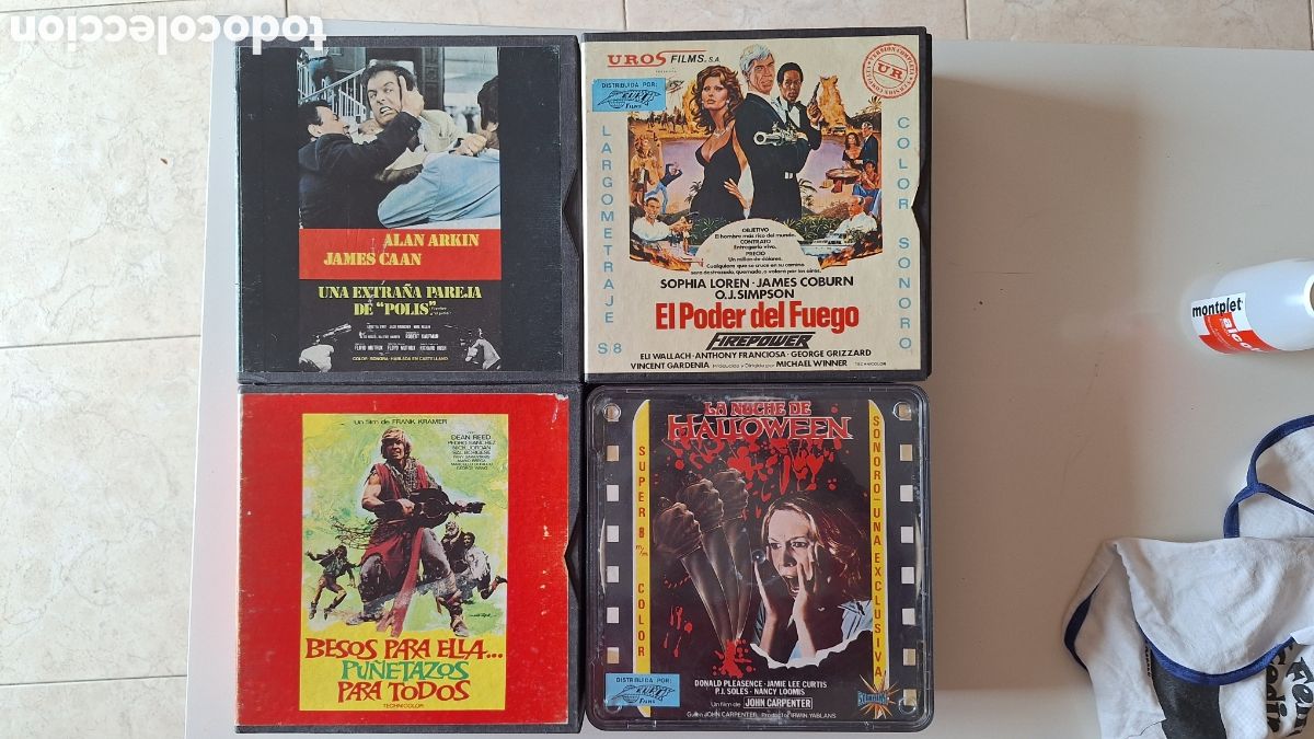 Cine: 4 Largometrajes super 8