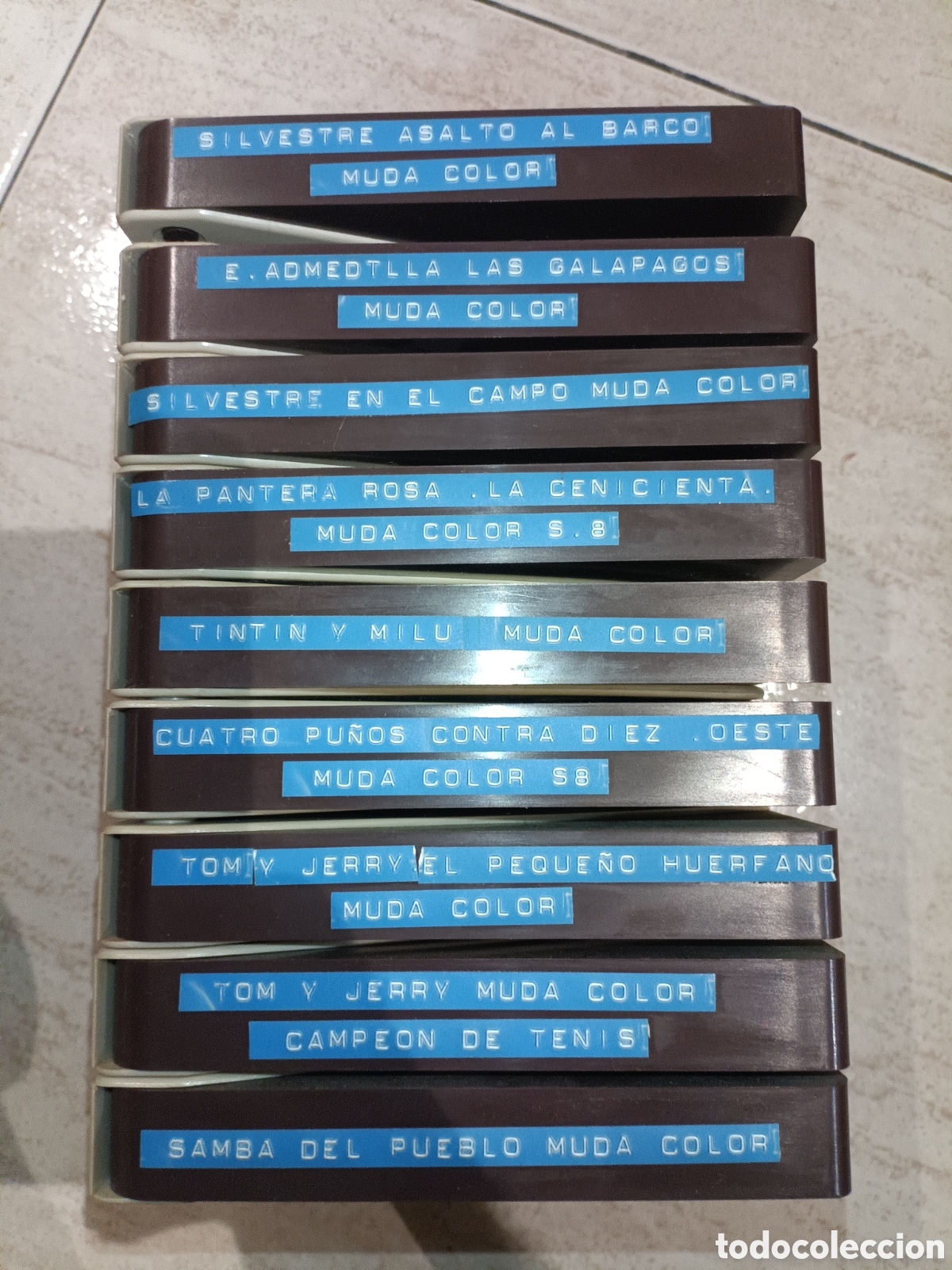 Cine: Lote de pel&iacute;culas super 8 variadas