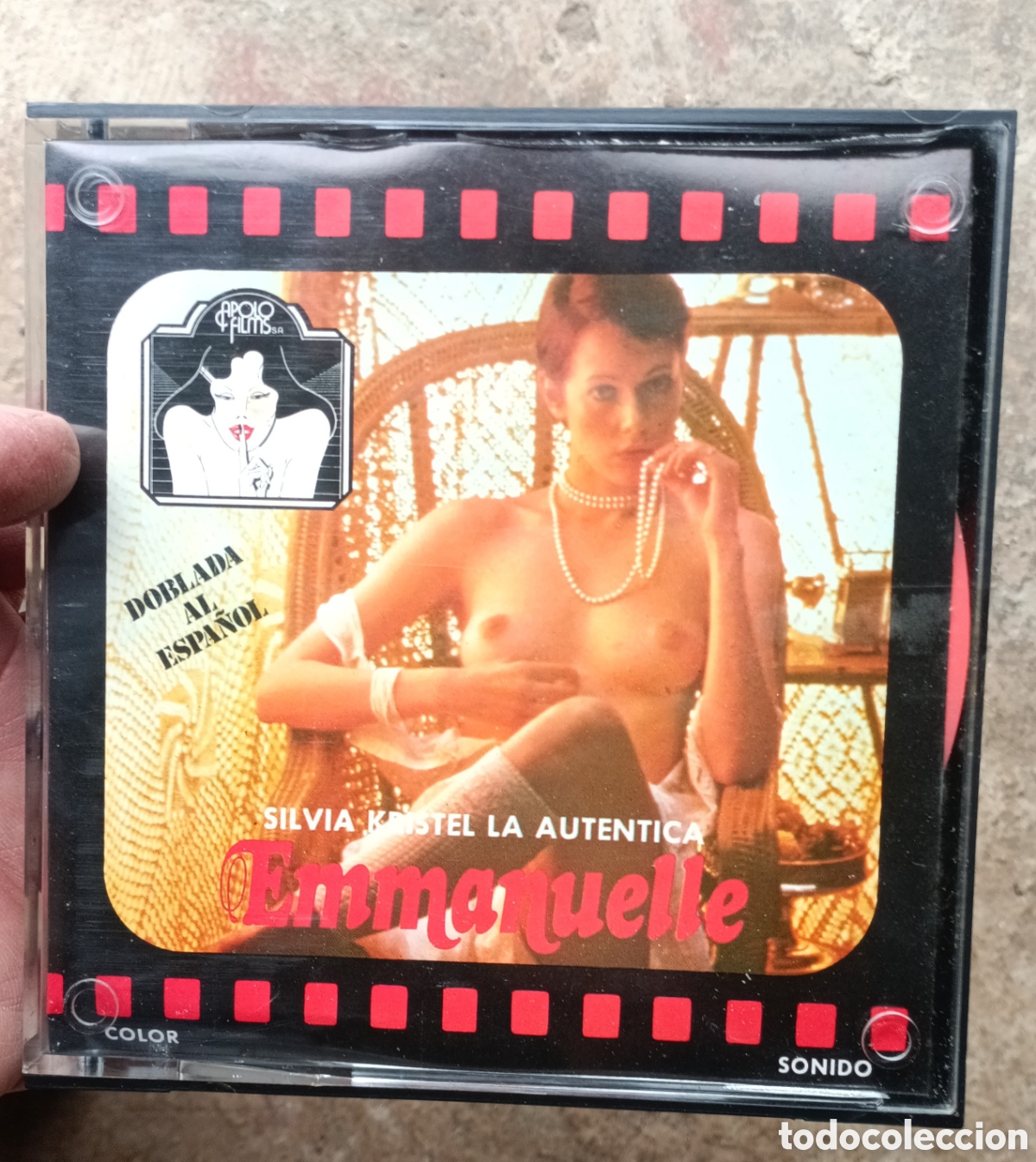 Cine: Pel&iacute;cula super 8 Emmanuelle original y nueva.