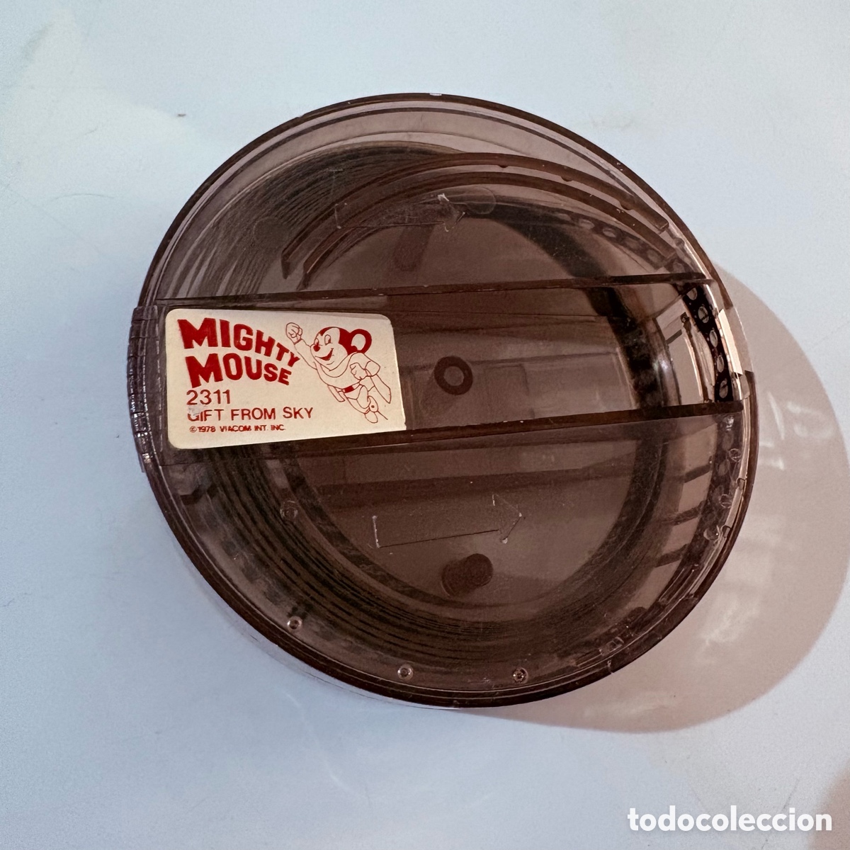 Cine: pelicula mini movi film cassette ref. 2311 mighty mouse gift from sky super raton