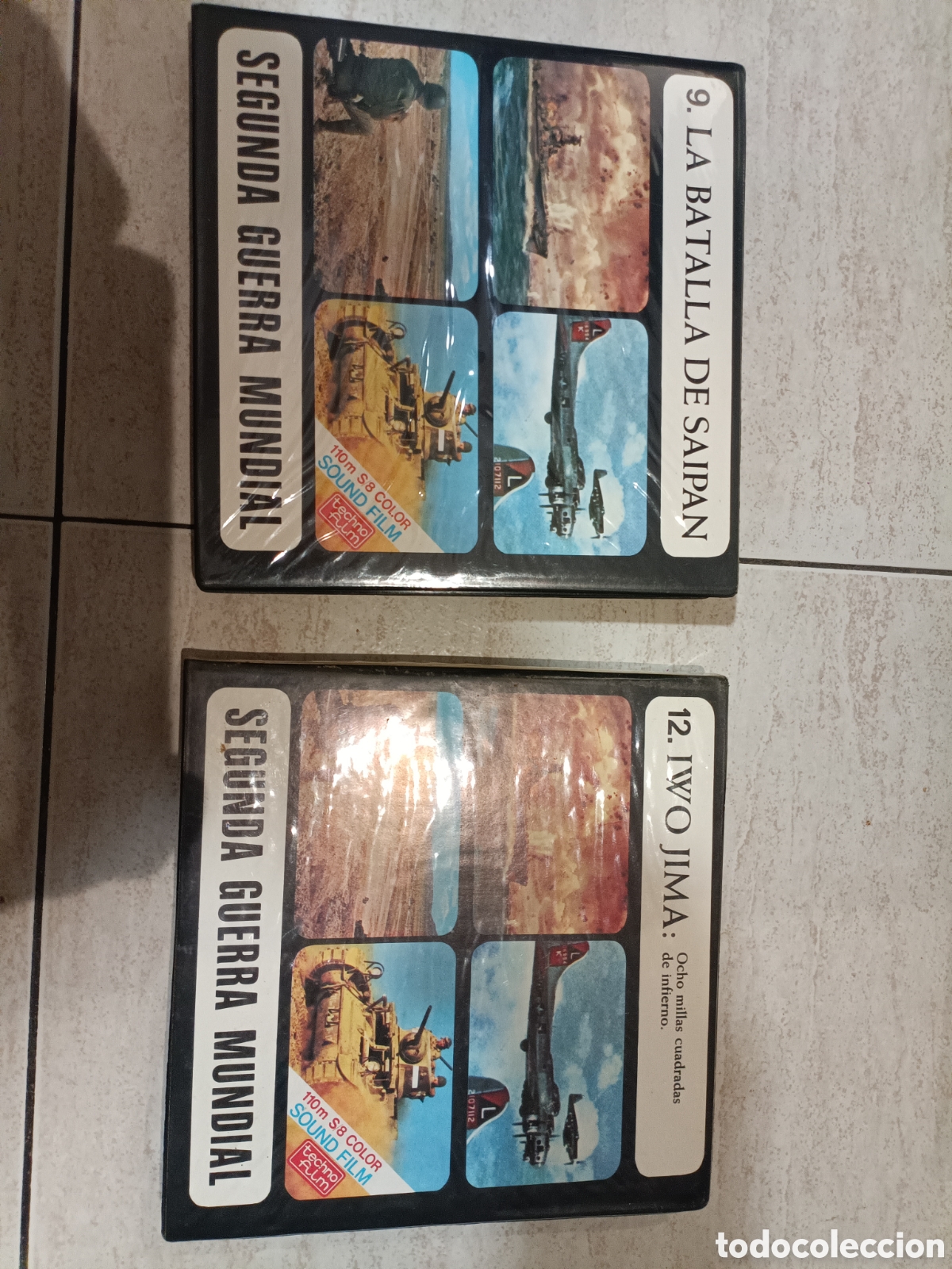 Cine: Lote de 2 Pel&iacute;culas de super 8 110 metros