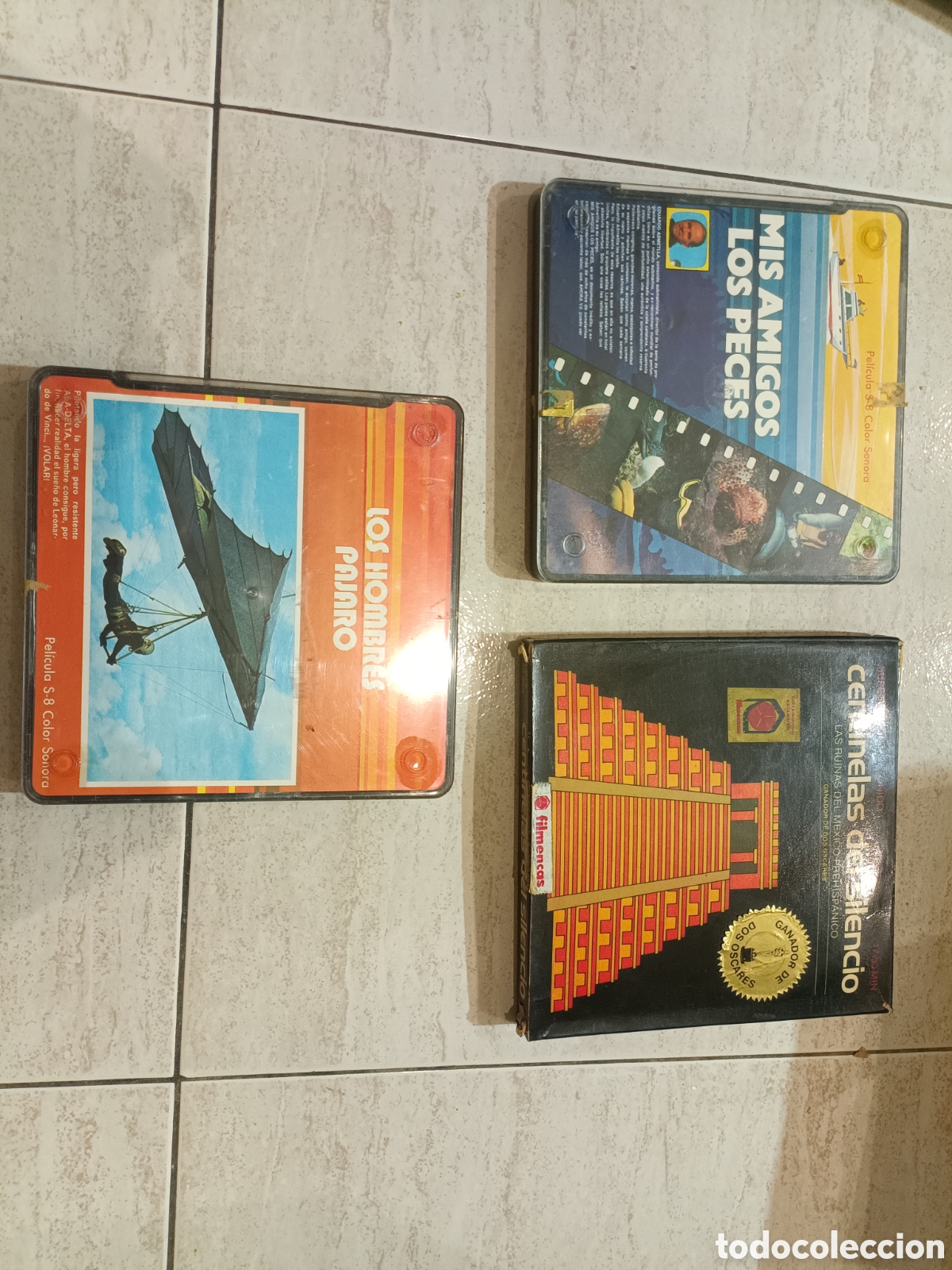 Cin&eacute;ma: Lote de 3 pel&iacute;culas de Super 8