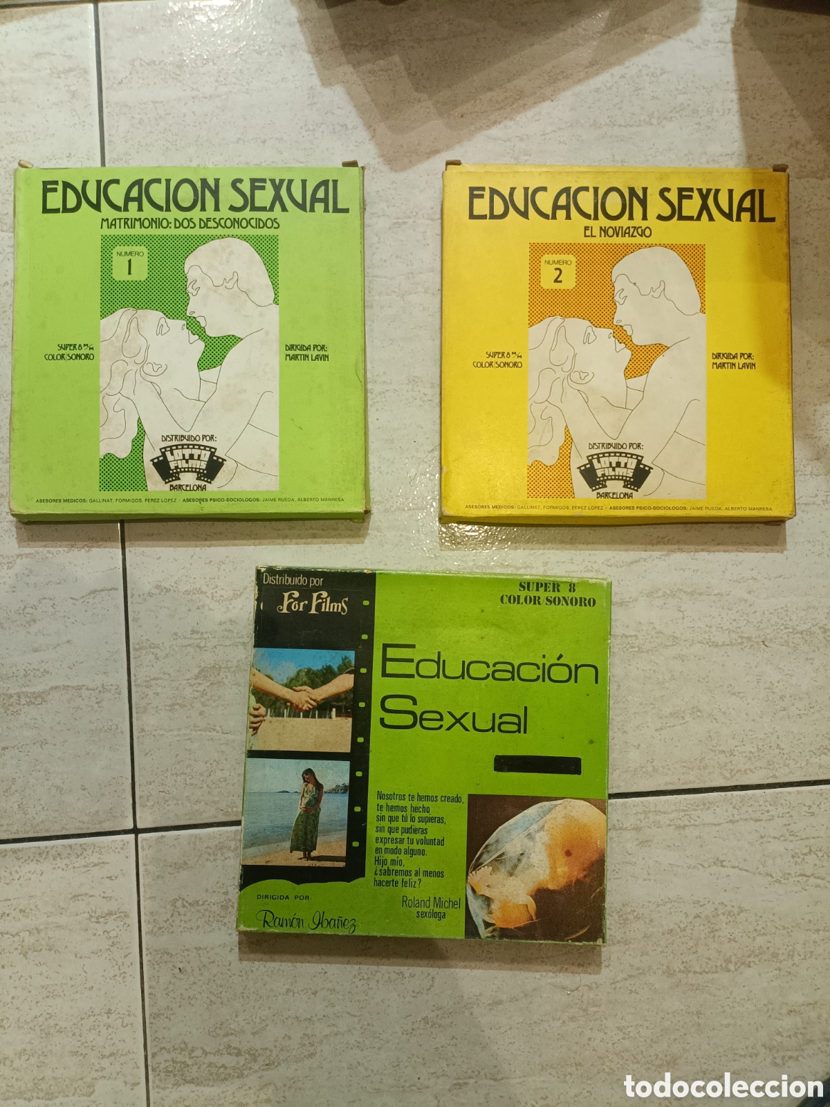 Cinema: Lote de 3 pel&iacute;culas de Super 8