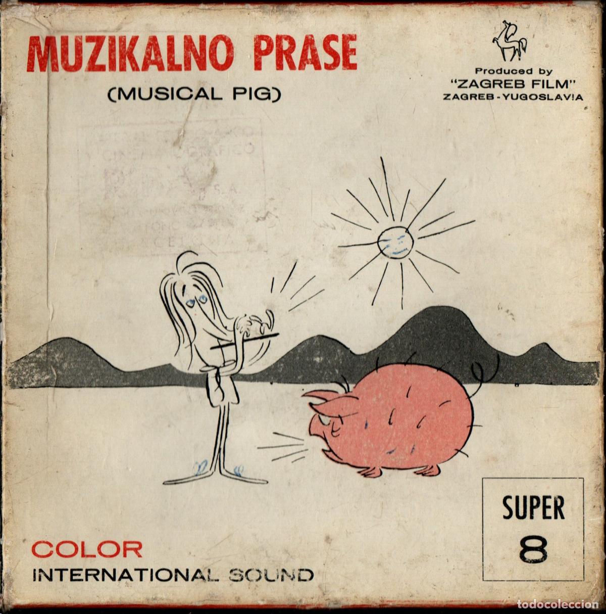 Cine: Super 8 ++ Muzikalno Prase ++ 60 metros Cortometraje Yugoslavo