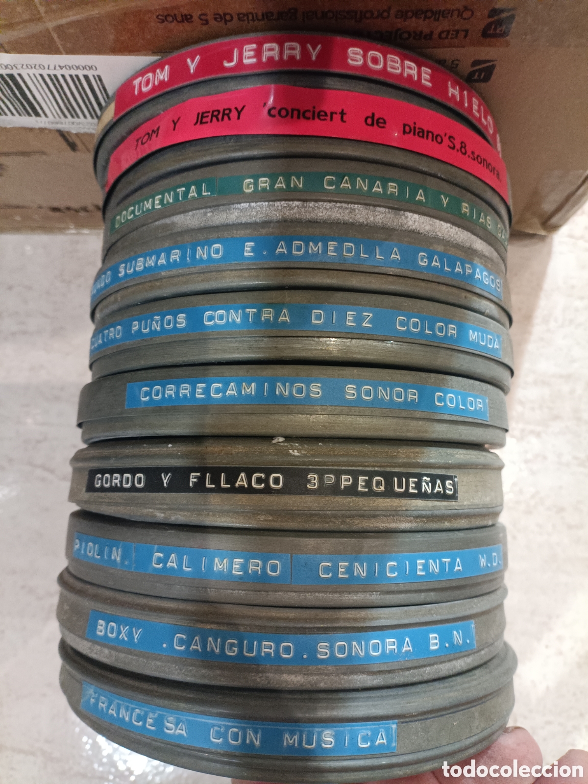 Cine: Lote de 10 Pel&iacute;culas de super 8 variadas