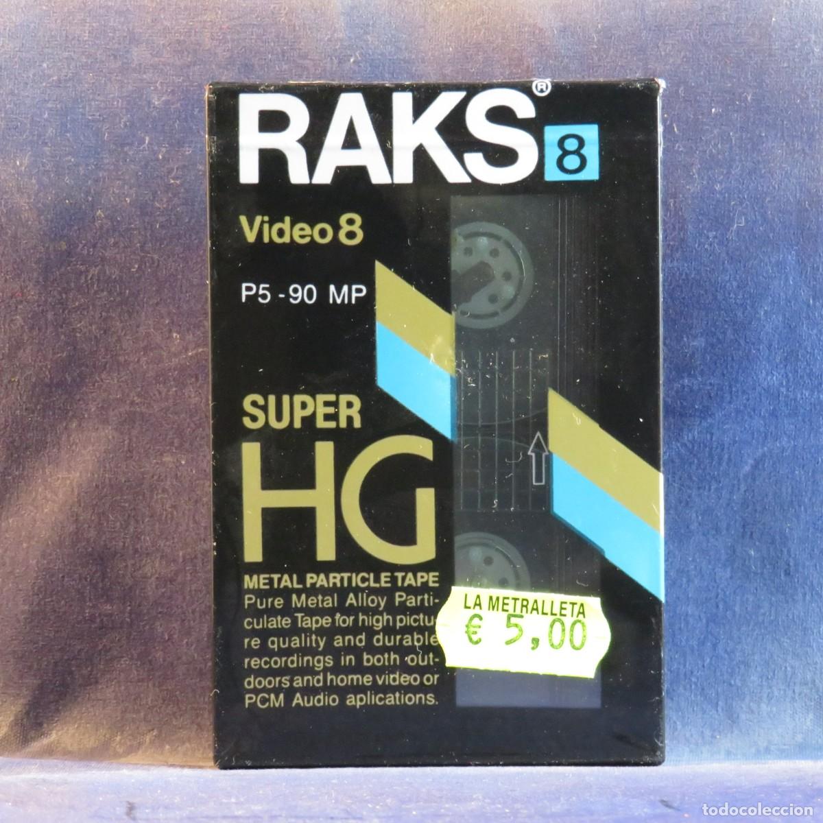 Cine: VIDEO RAKS SUPER HG VIDEO 8 (P5-90MP) (CINTA DE PART&Iacute;CULAS DE METAL) - CASSETTE