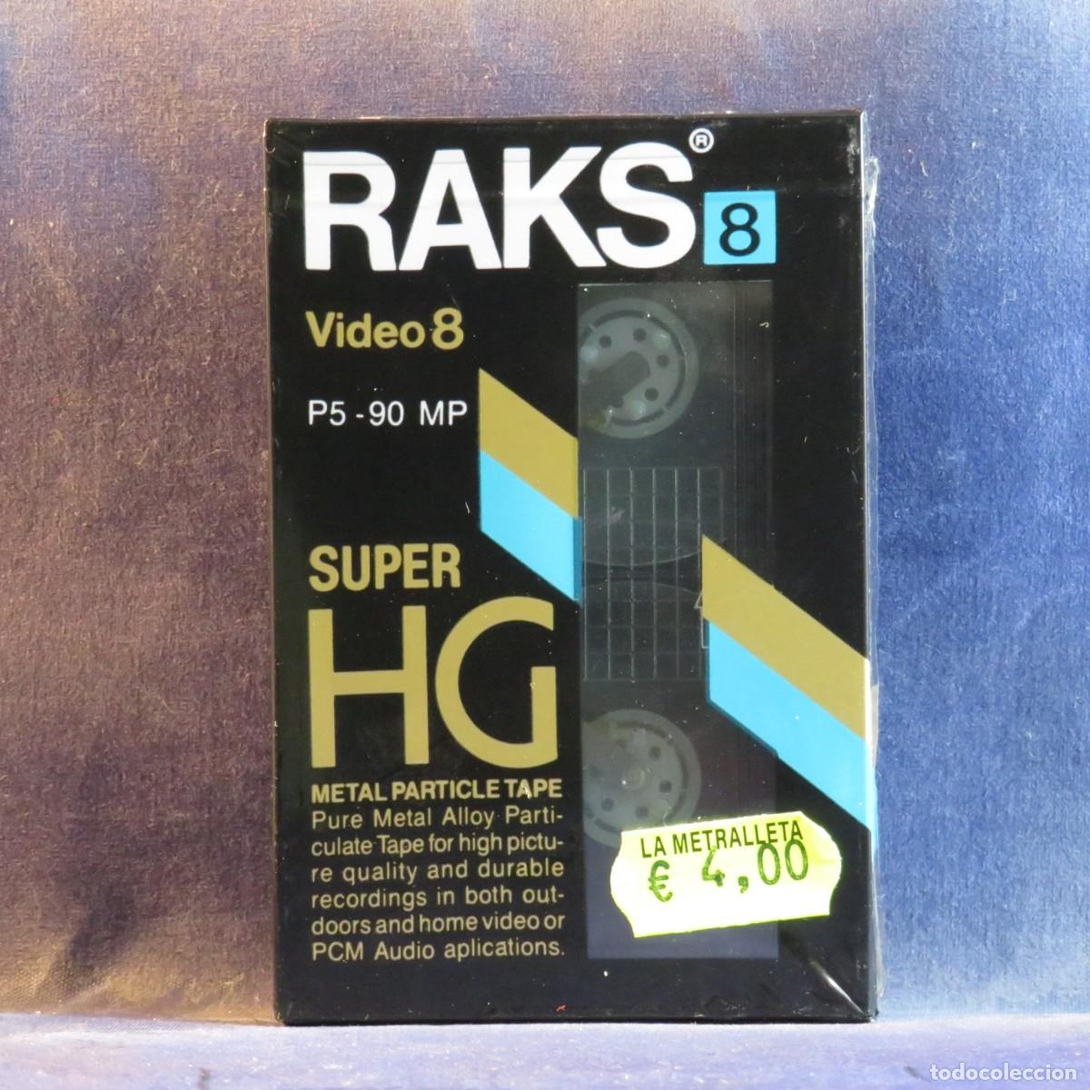 Cine: VIDEO RAKS SUPER HG VIDEO 8 (P5-90MP) (CINTA DE PART&Iacute;CULAS DE METAL) - CASSETTE