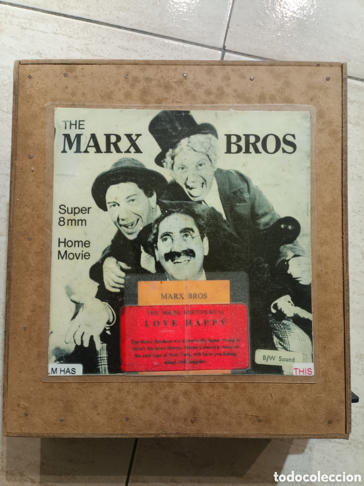 Cine: Los hermanos Marx AMOR EN CONSERVA largometraje super 8