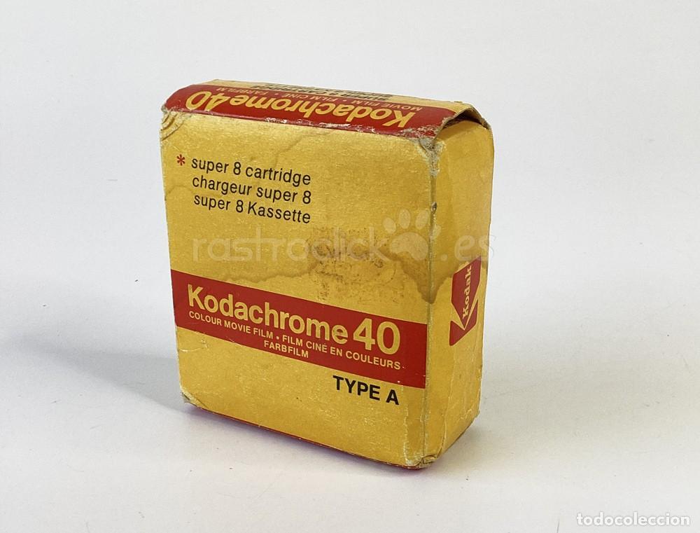 Cine: Cartucho de pel&iacute;cula Kodachrome 40 Type A super 8