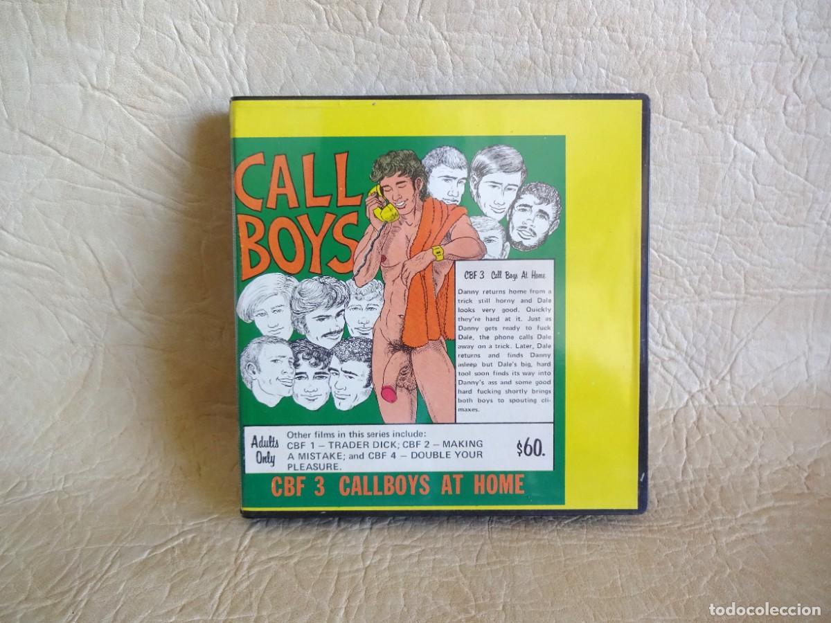 Cine: cinta pelicula super 8 mm cine gaycall boys CFB3 callboys at home