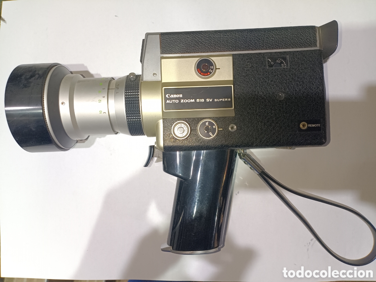Cine: C&aacute;mara de cine Super 8 Canon Auto Zoom 518 SV.