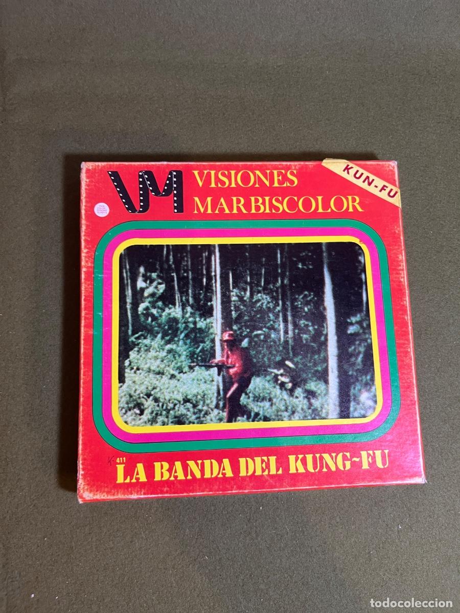 Cine: Pel&iacute;cula Super 8 La Banda del Kung-Fu Color Sonora Visiones Marbiscolor Ref. K-411 A&ntilde;os 70