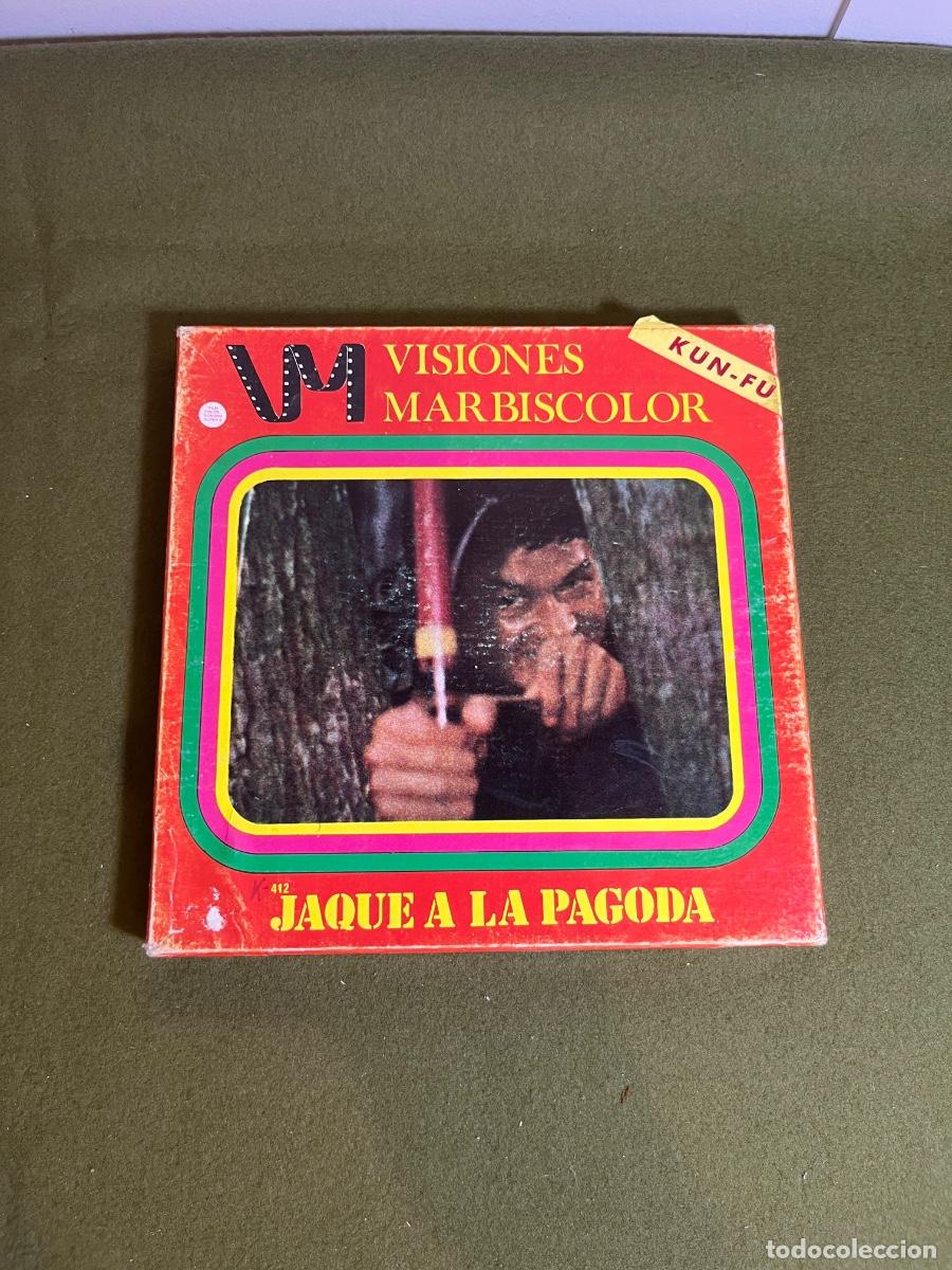 Cine: Pel&iacute;cula Super 8 Jaque a la Pagoda Color Sonora Visiones Marbiscolor K-412 Kung-Fu A&ntilde;os 70