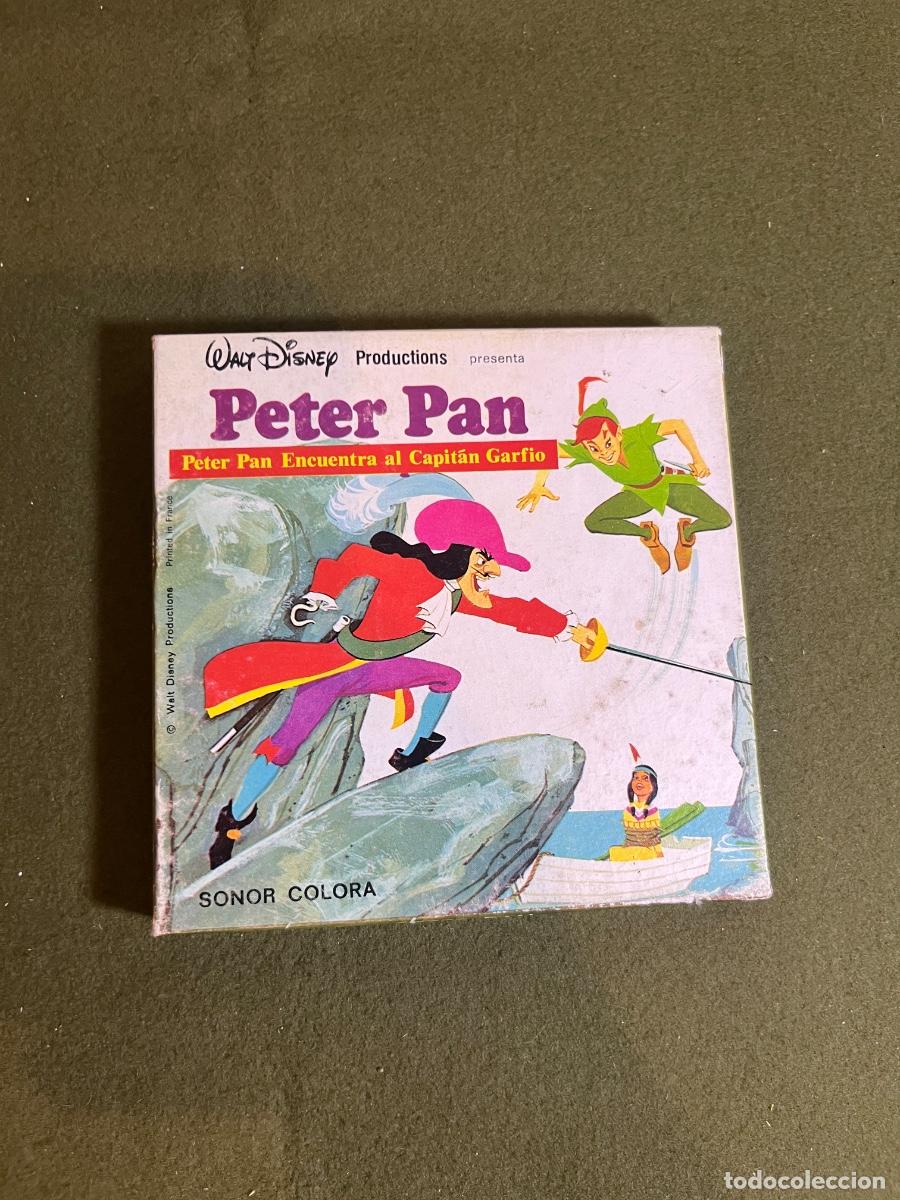 Kino: Pel&iacute;cula Super 8 Peter Pan Encuentra al Capit&aacute;n Garfio Walt Disney Sonora Color Caja Original