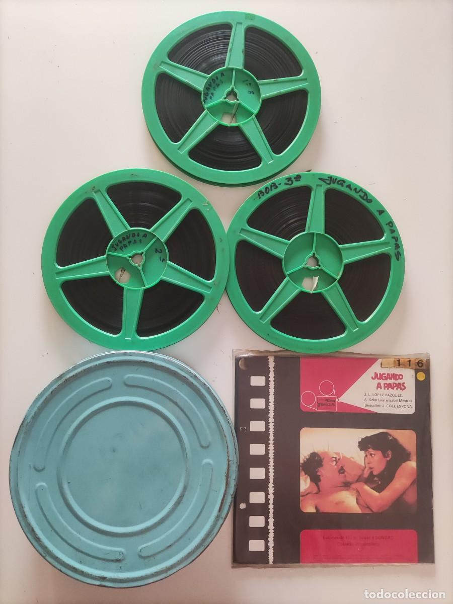 Cine: Jugando a pap&aacute;s / 3 bobinas 180 / Pel&iacute;cula super 8 / Leer descripci&oacute;n