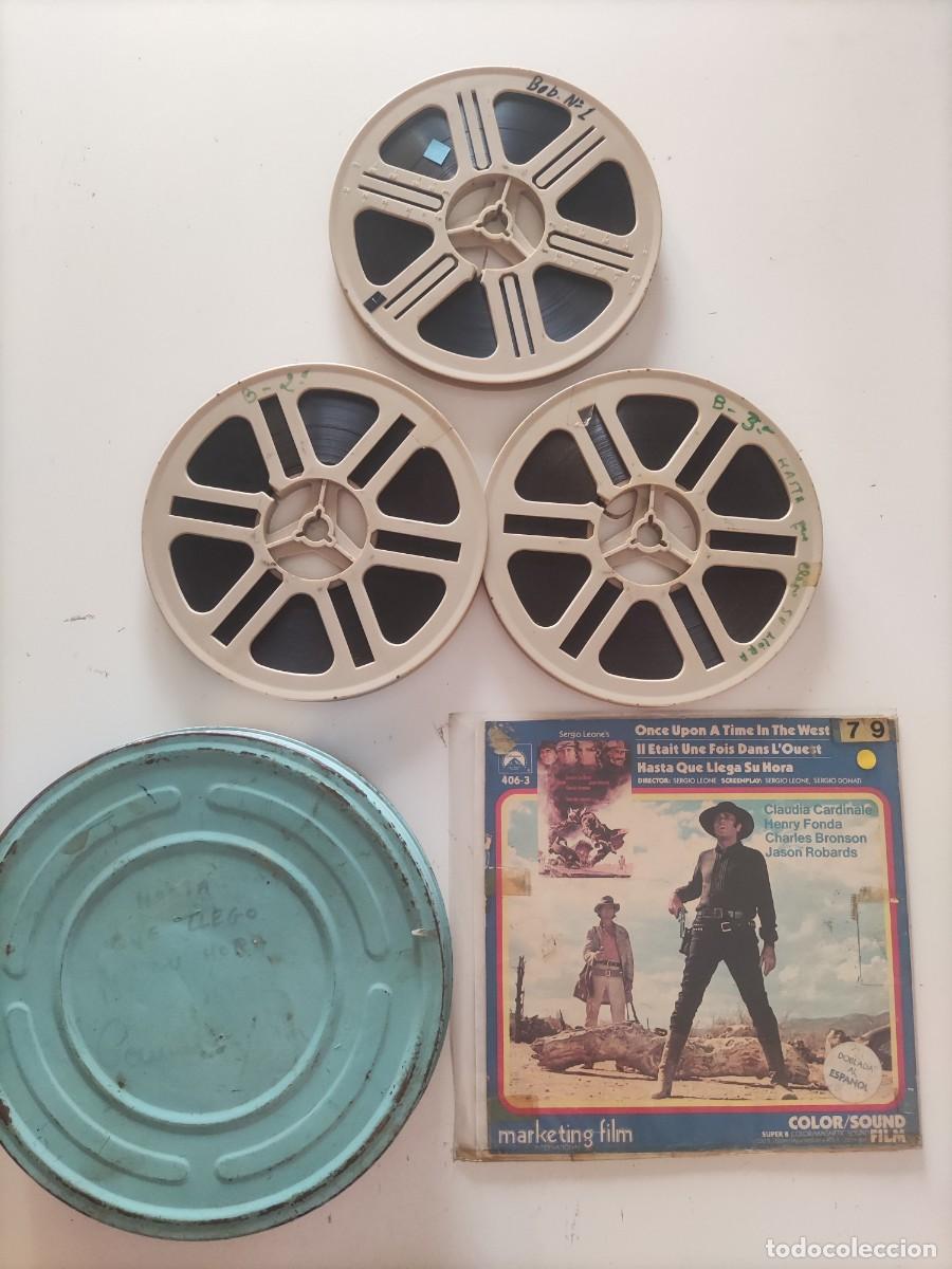Cine: Hasta que lleg&oacute; su hora / 3 bobinas 120 / Pel&iacute;cula super 8 / Leer descripci&oacute;n