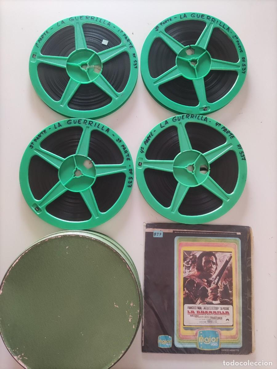 Cine: La guerrilla / 4 bobinas 180 / Pel&iacute;cula super 8 / Leer descripci&oacute;n