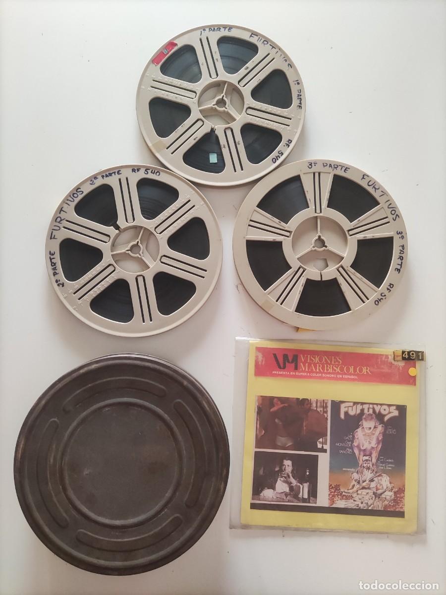 Cine: Furtivos / 3 bobinas 180 / Pel&iacute;cula super 8 / Leer descripci&oacute;n