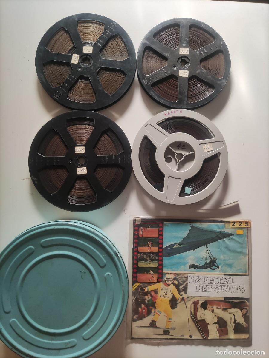Cine: Especial deportes (Tenis, Sky, Karate...) / 4 bobinas 120 / Pel&iacute;cula super 8 / Leer descripci&oacute;n