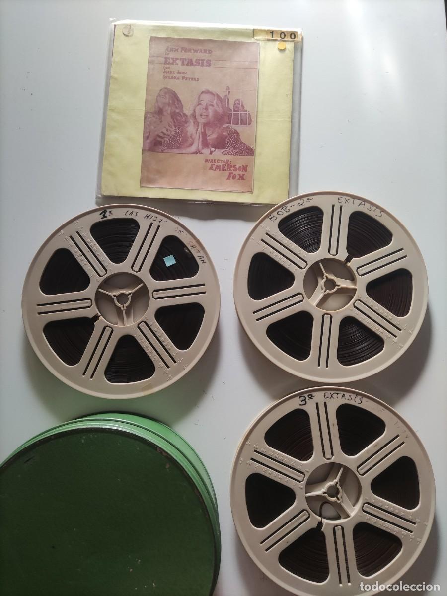 Cine: &Eacute;xtasis / 3 bobinas 180 / Pel&iacute;cula super 8 / Leer descripci&oacute;n