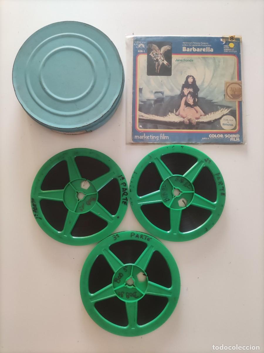Cine: Barbarella / 3 bobinas 120 / Pel&iacute;cula super 8 / Leer descripci&oacute;n