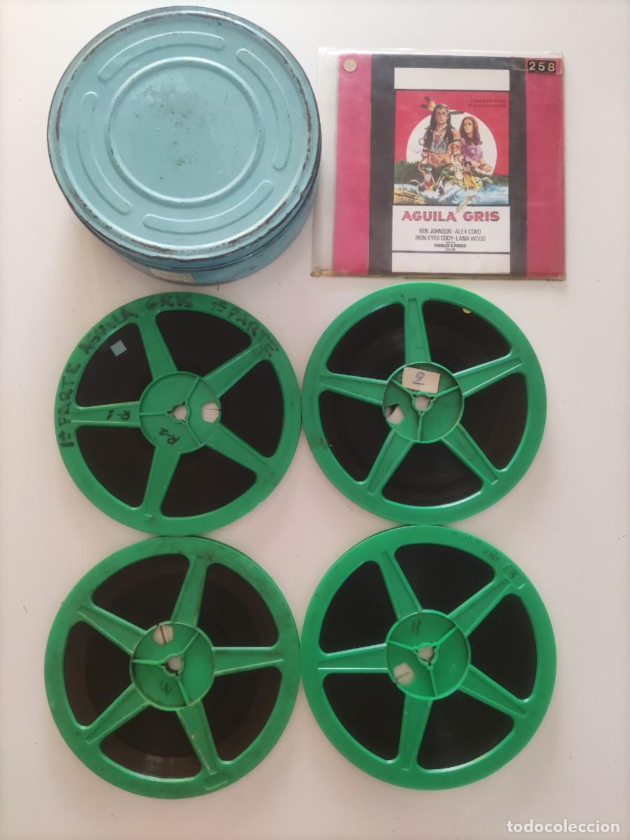 Cine: &Aacute;guila gris / 4 bobinas 180 / Pel&iacute;cula super 8 / Leer descripci&oacute;n