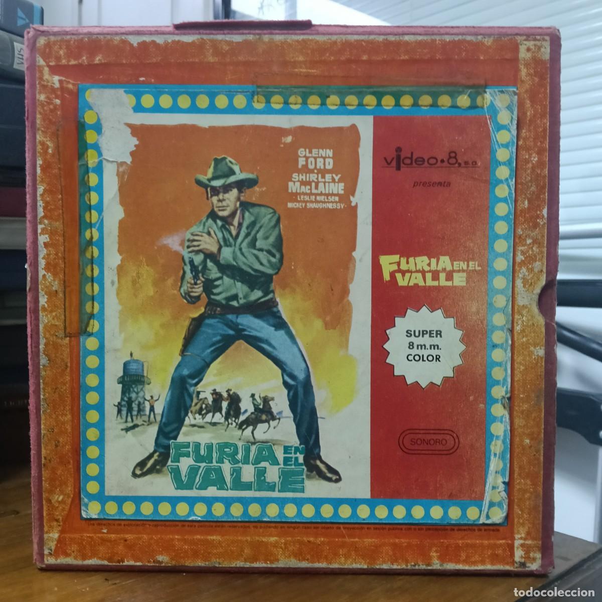 Cine: FURIA EN EL VALLE - GEORGE MARSHALL - GLENN FORD, SHIRLEY MACLAINE - SUPER 8MM